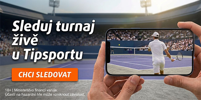 Sleduj tenis živě u Tipsportu Sleduj tenis živě u Tipsportu
