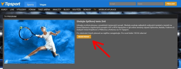 Tipsport - návod na registraci (1)