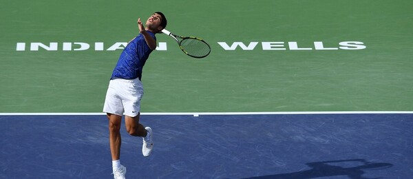 Tenista Carlos Alcaraz na turnaji ATP Masters v Indian Wells, USA - ATP 1000 Indian Wells Masters - informace, program, los, výsledky a live stream online