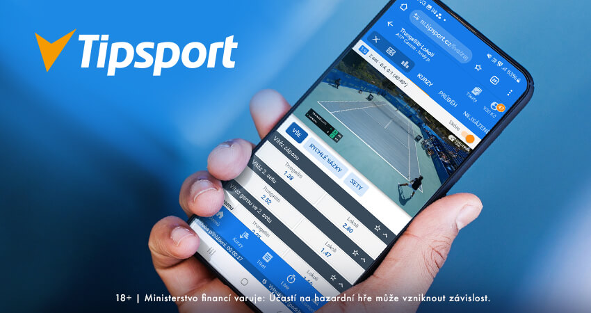 Tenis LIVE streamy na Tipsport TV zdarma online v&nbsp;přímém přenosu