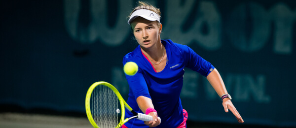 Tenis, Barbora Krejčíková na turnaji WTA 500 Abu Dhabi - Zdroj ČTK, ZUMA, Rob Prange