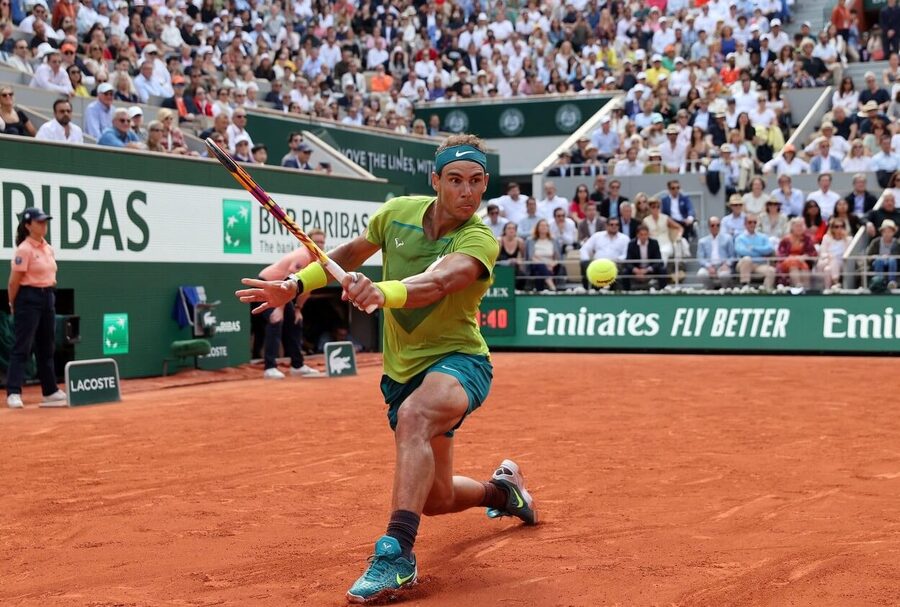 Tenis, ATP, Rafael Nadal ve finále French Open - Roland Garros v Paříži, kurt Philippa Chatriera