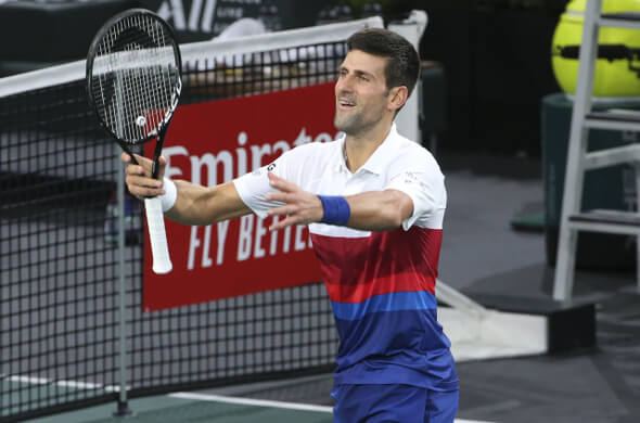 Novak Djokovič na ATP Masters - Zdroj ČTK, ZUMA, Jean Catuffe (1)