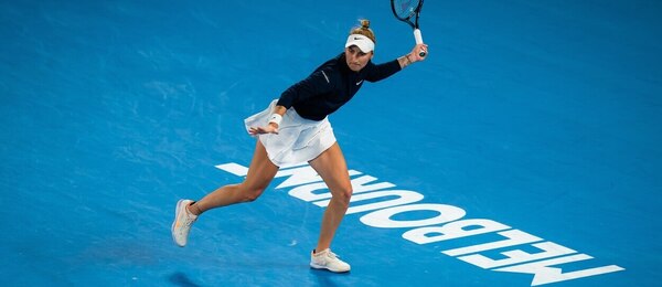 Tenis, WTA, Markéta Vondroušová během grandslamu Australian Open, Melbourne
