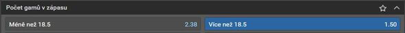 V utkání bude k vidění dohromady více než 18 gamů