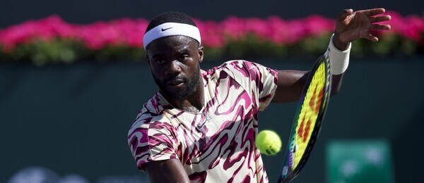 Tenis, ATP, Frances Tiafoe z USA během turnaje v Indian Wells