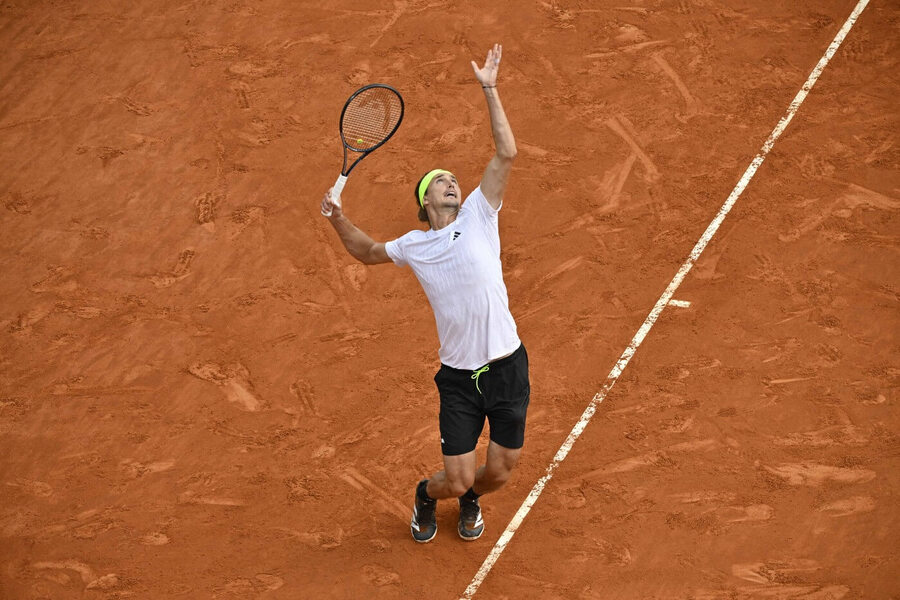 Tenis, ATP, Alexander Zverev na turnaji Masters v Monte Carlu, Francie