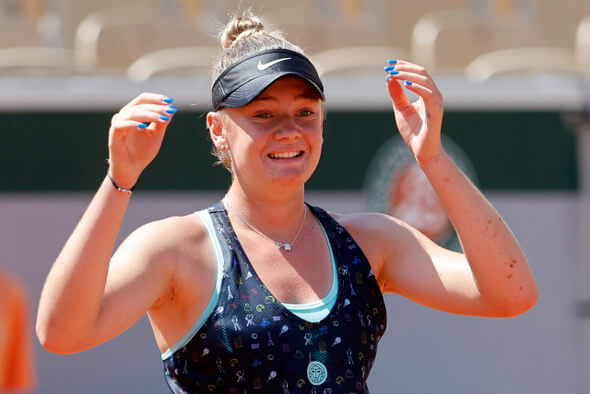 Lucie Havlíčková, česká tenistka - Zdroj ČTK, AP, Jean-Francois Badias