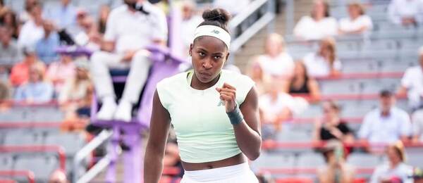 Tenis, WTA, Coco Gauff během turnaje v Montrealu, National Bank Open