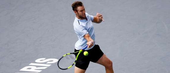 Tenis, Jack Sock, vítěz turnaje ATP Masters Paris 2017 - Zdroj ČTK, AP, Francois Mori