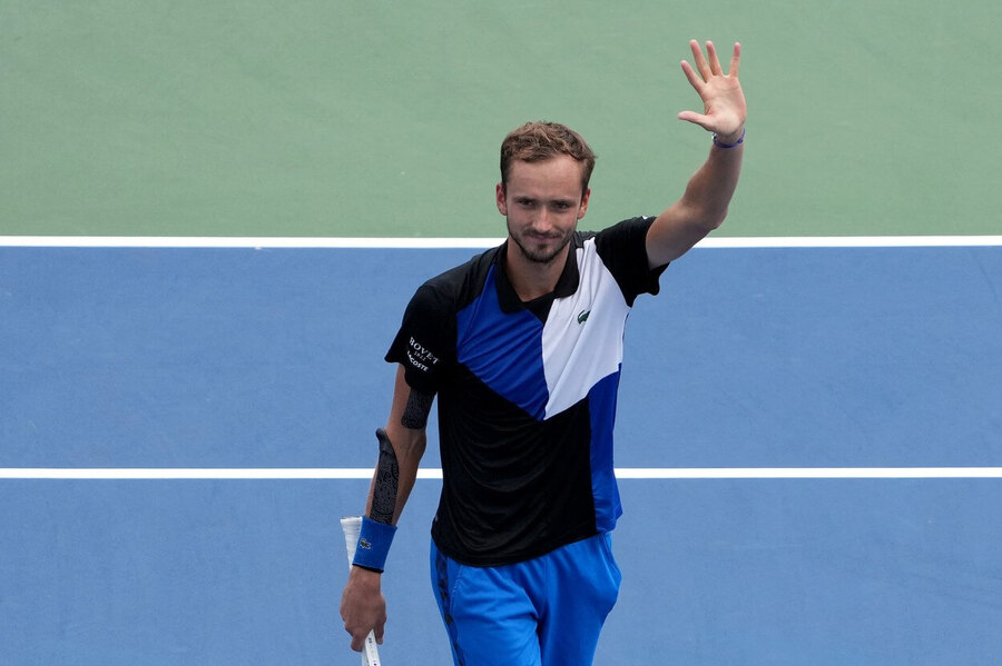 Tenis, ATP, Daniil Medvedev na turnaji Masters v Cincinnati, Ohio, USA