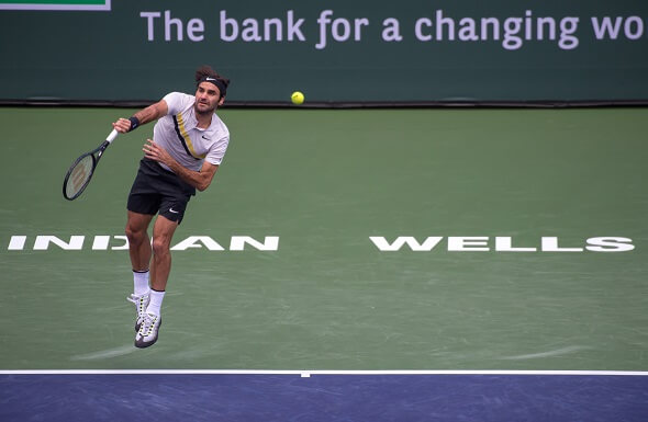 ATP Masters Indian Wells, Roger Federer - Zdroj action sports, Shutterstock.com