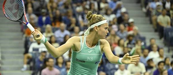 Tenis, WTA, Marie Bouzková na grandslamu US Open, New York, USA