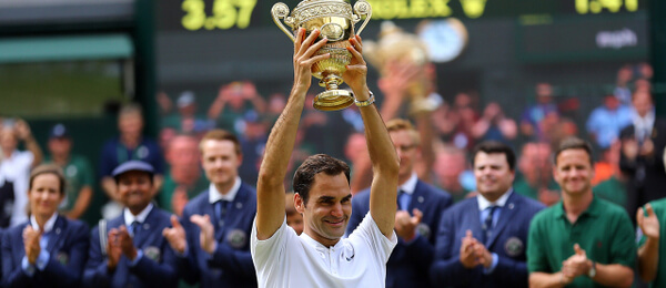 Tenis, Roger Federer, vítěz tenisového grandslamu Wimbledon 2017 - Zdroj ČTK, PA, Gareth Fuller