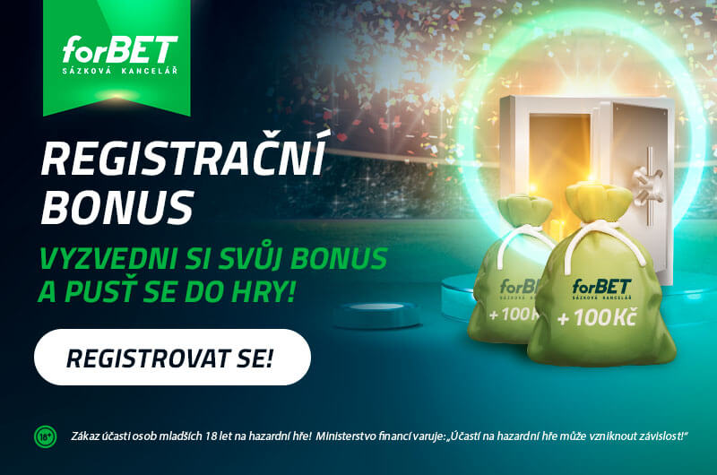 forBET registrační bonus - vyzvedni si jej právě nyní a pusť se do hry