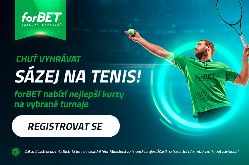 forBET - sázej na tenis s atraktivním bonusem a nejlepšími kurzy