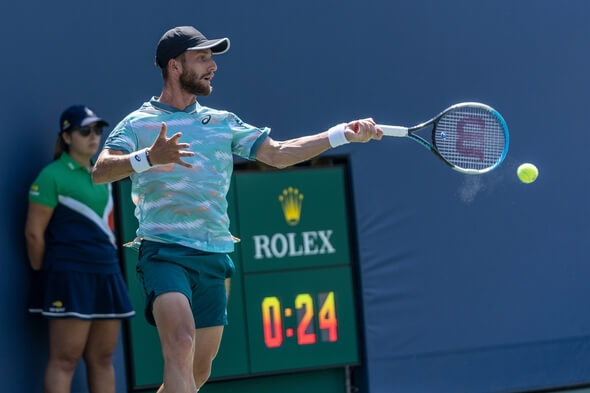 Tenis, Corentin Moutet z Francie - Zdroj lev radin, Shutterstock.com