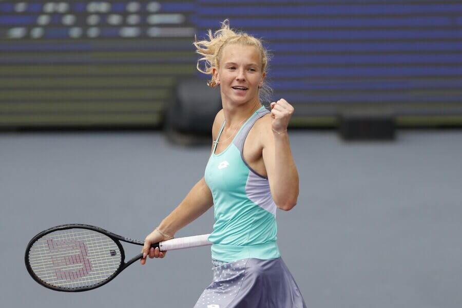 Kateřina Siniaková je českou rekordmankou v počtu týdnů strávených na čele deblového žebříčku WTA