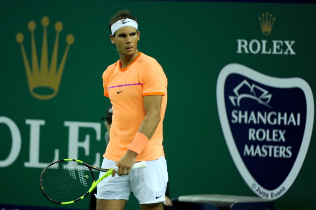 Tenis, Rafael Nadal na turnaji ATP Masters Shanghai - Zdroj ČTK, AP, Stringer