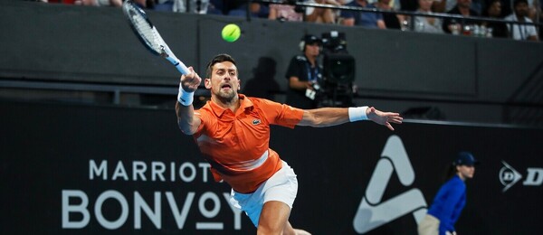 Tenista Novak Djokovič na turnaji ATP Adelaide International 1 2023 - sledujte finále Djokovič vs Korda dnes živě v live streamu online - foto Profimedia