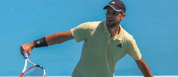 Tenis, ATP, Dominic Thiem během exhibice Kooyong Classic v australském Melbourne