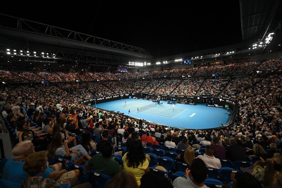 Australian Open v Melbourne - Rod Laver Arena v tenisovém areálu Melbourne Park - tenisové zpravodajství z Australian Open - foto Profimedia