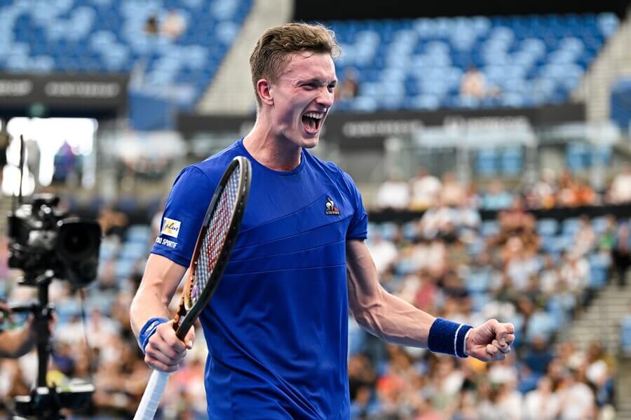 Český tenista Jiří Lehečka v Austrálii - Lehečka dnes hraje druhé kolo Australian Open 2023 - sledujte živě tenis Lehečka vs Eubanks v online livestreamu - foto Profimedia