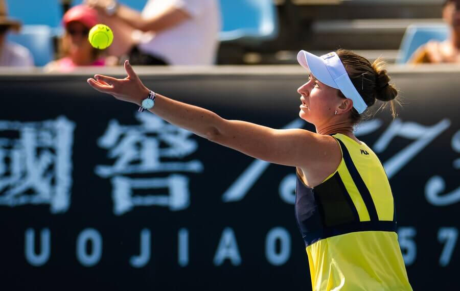 Tenistka Barbora Krejčíková ve dvouhře na Australian Open 2023 - sledujte tenis Krejčíková vs Kalinina dnes živě v online livestreamu - foto Profimedia