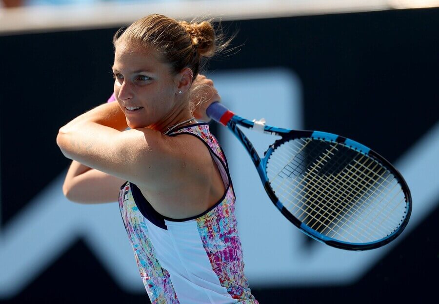 Česká tenistka Karolína Plíšková na Australian Open 2023 v Melbourne - sledujte dnes třetí kolo Plíšková vs Gracheva živě - live stream online - foto Profimedia