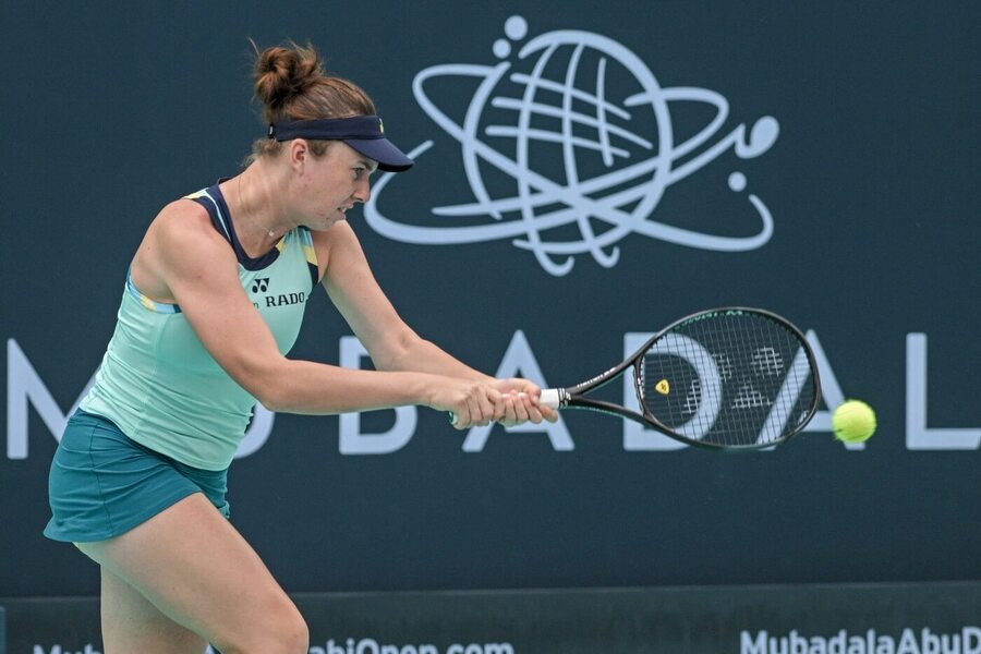 Tenis, WTA, Linda Nosková během turnaje Abu Dhabi Open, SAE