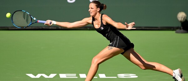 Česká tenistka Karolína Plíšková na turnaji WTA 1000 Indian Wells Open - kdy hrají Češky a Češi na Indian Wells Open - program, rozpis, los a soupeři