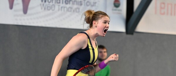 Tenis, ITF Tour, Lucie Havlíčková na akci v Trnavě, kde nakonec získala titul