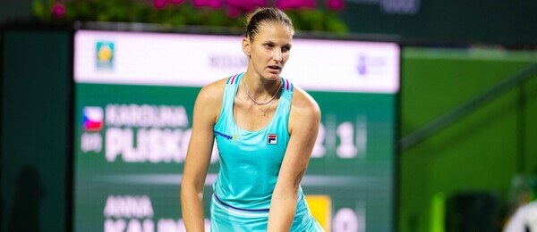 Česká tenistka Karolína Plíšková na turnaji WTA 1000 Indian Wells 2023 - Plíšková dnes hraje osmifinále se Sakkari - sledujte tenis Sakkari vs Plíšková dnes živě