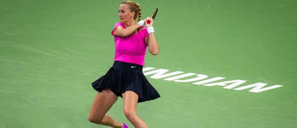 Česká tenistka Petra Kvitová během turnaje WTA 1000 Indian Wells 2023 - kde dnes sledovat tenis Kvitová vs Pegula v osmifinále WTA Indian Wells Open - online live stream a přímý přenos