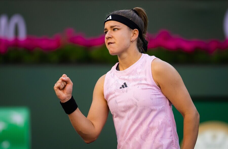 Tenis, WTA, Karolína Muchová během WTA 1000 Indian Wells