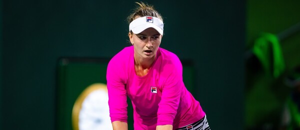 Česká tenistka Barbora Krejčíková na turnaji WTA 1000 Indian Wells 2023 - Krejčíková dnes startuje na WTA 1000 Miami Open 2023 - sledujte tenis Krejíčková vs Sasnovich v Miami živě