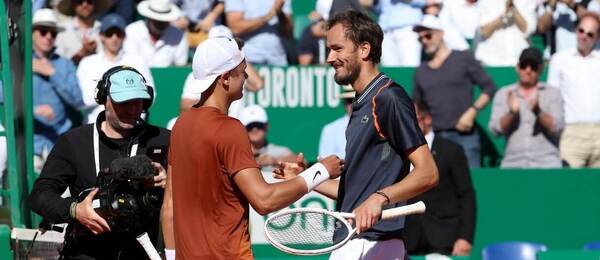 Tenis, ATP, Holger Rune a Daniil Medvedev na Masters v Monte Carlu