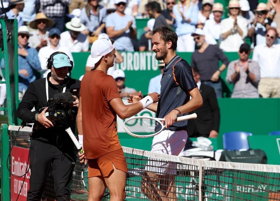 Tenis, ATP, Holger Rune a Daniil Medvedev na Masters v Monte Carlu