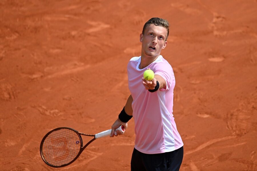 Tenis, ATP, Jiří Lehečka na turnaji ATP 1000 v Monte Carlu