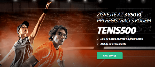 Betano bonus za registraci s promo kódem TENIS500 - získejte bonus zdarma