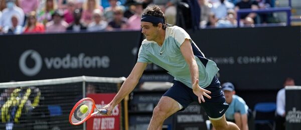 Tenis, ATP, Taylor Fritz na turnaji v ATP 250 v Eastbourne, finále, tráva