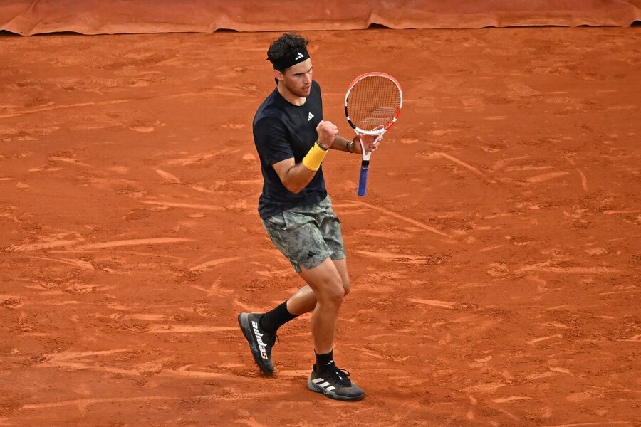 Tenis, ATP, Dominic Thiem během Masters v Monte Carlu