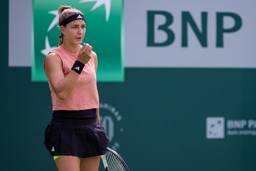 Česká tenistka Karolína Muchová ve vítězném utkání na WTA Varšava 2023 - sledujte dnes osmifinále Muchová vs Šramková živě online