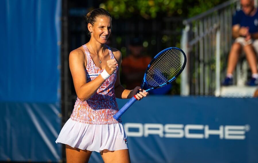 Tenistka Karolína Plíšková na WTA Cincinnati, svém posledním turnaji před US Open 2023 - sledujte dnes tenis Plíšková vs Ruse živě