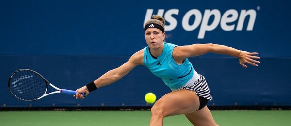 Tenis, grandslam US Open v New Yorku, Karolína Muchová během 1. kola v roce 2023