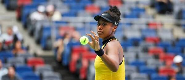 Tenis, WTA, Naomi Osaka během turnaje ve Wuhanu v Číně