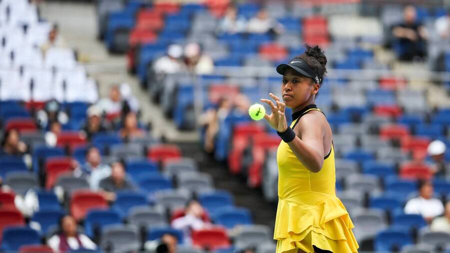 Tenis, WTA, Naomi Osaka během turnaje ve Wuhanu v Číně