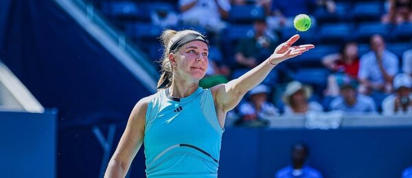 Tenis, grandslam US Open v New Yorku, Karolína Muchová během osmifinálového zápasu