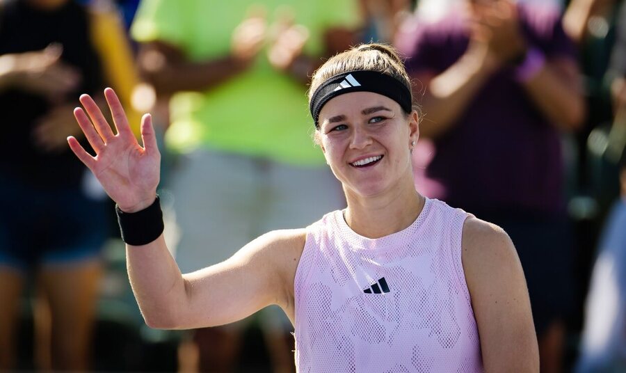 Tenis, WTA, Karolína Muchová na turnaji Indian Wells, USA