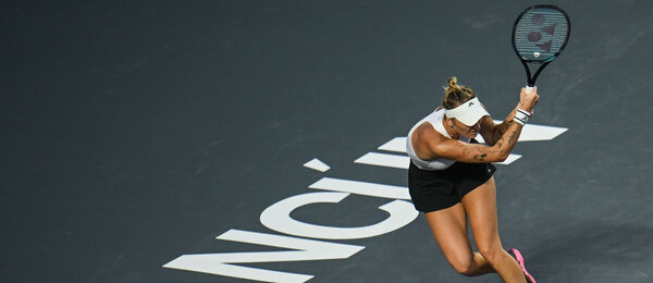 Tenis, Markéta Vondroušová v úvodním zápase na Turnaji mistryň 2023 v Cancúnu